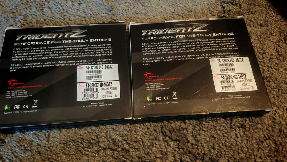 Рам памет G.Skill Trident Z 32GB (4x8GB) DDR4 3200MHz CL14 14 14