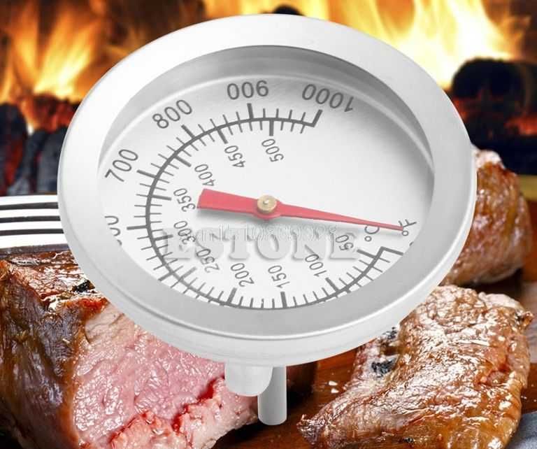 Termometru inox smoker uscator gratar afumatoare cuptor 500gr C