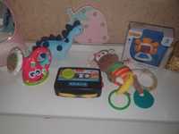 Фирменные игрушки для малыша Fisher price,  chicco,  tolo