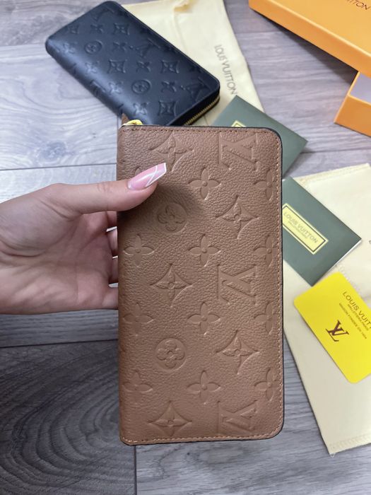 Portofel Louis Vuitton-calitate superioară Poze reale 100% fermoar ins