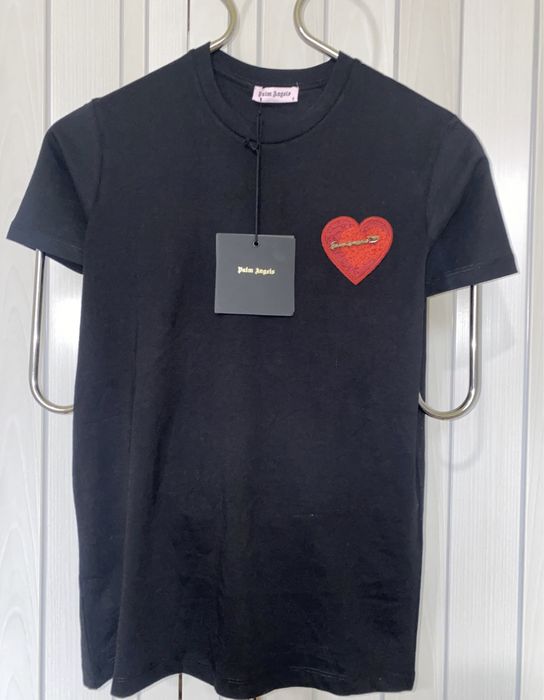 Palm angels heart pin - мъжка тениска