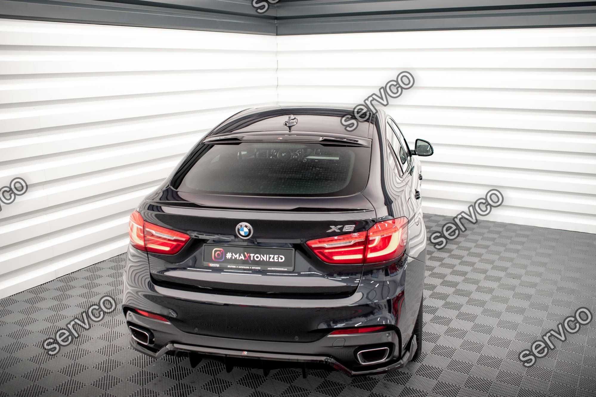 Eleron luneta Bmw X6 F16 M-Pachet 2014-2019 v3 - Maxton Design