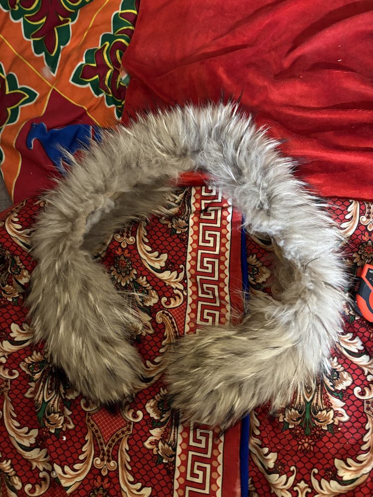 Продам опушку, меховой воротник, горжетку из енота