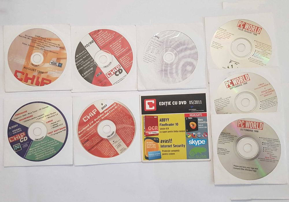 Lot de CD-uri din Reviste IT