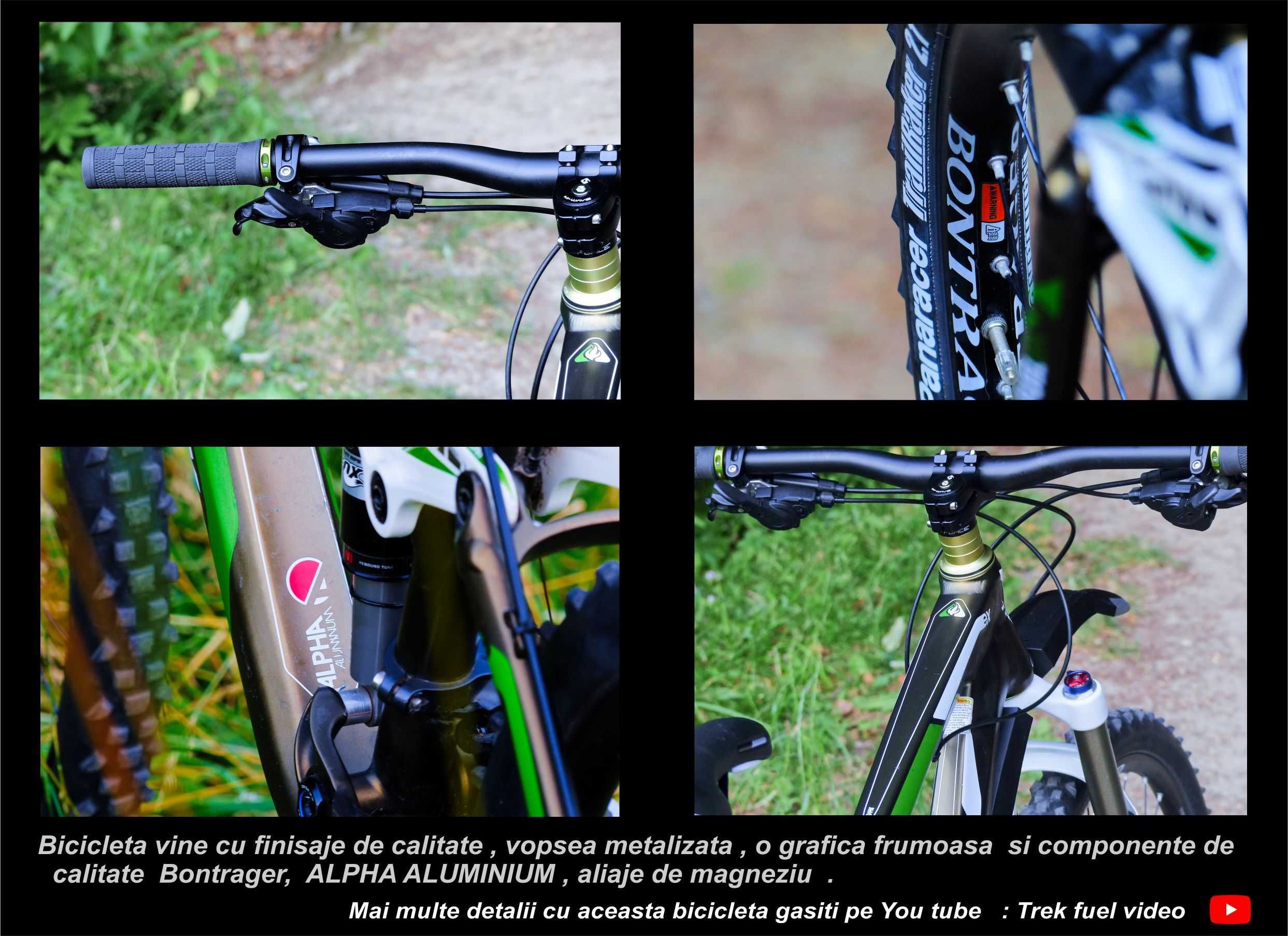 Bicicleta Full suspension -TREK FUEL EX - marimea  S - Dotari de top