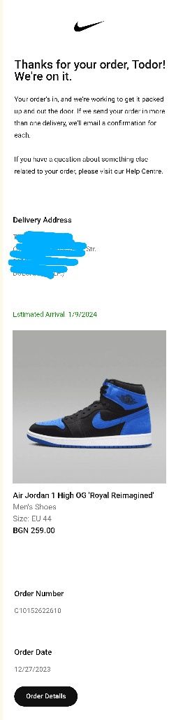 Air Jordan 1 Retro High OG Royal Reimagined