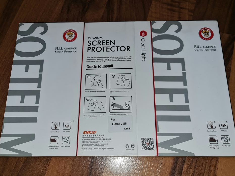 Folie silicon full cover originala Enkay Samsung Galaxy S8 G950