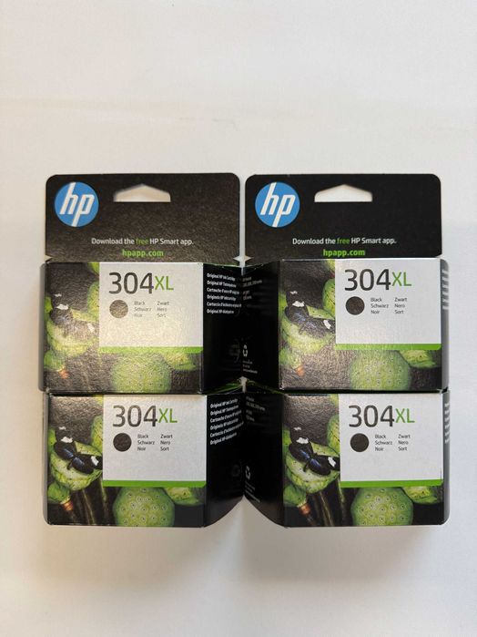 Cartus original HP 304XL BLACK / NEGRU  pachet 4 bucati