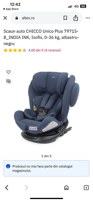 Chicco scaun masina izofix