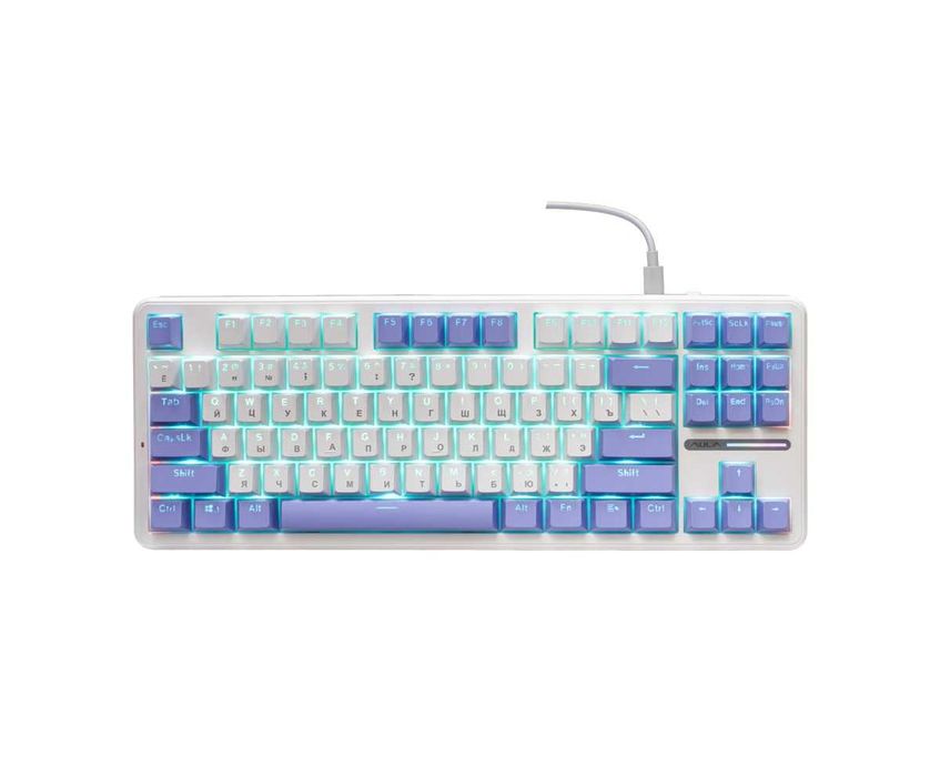 ; Механическая Клавиатура AULA F87 WHITE