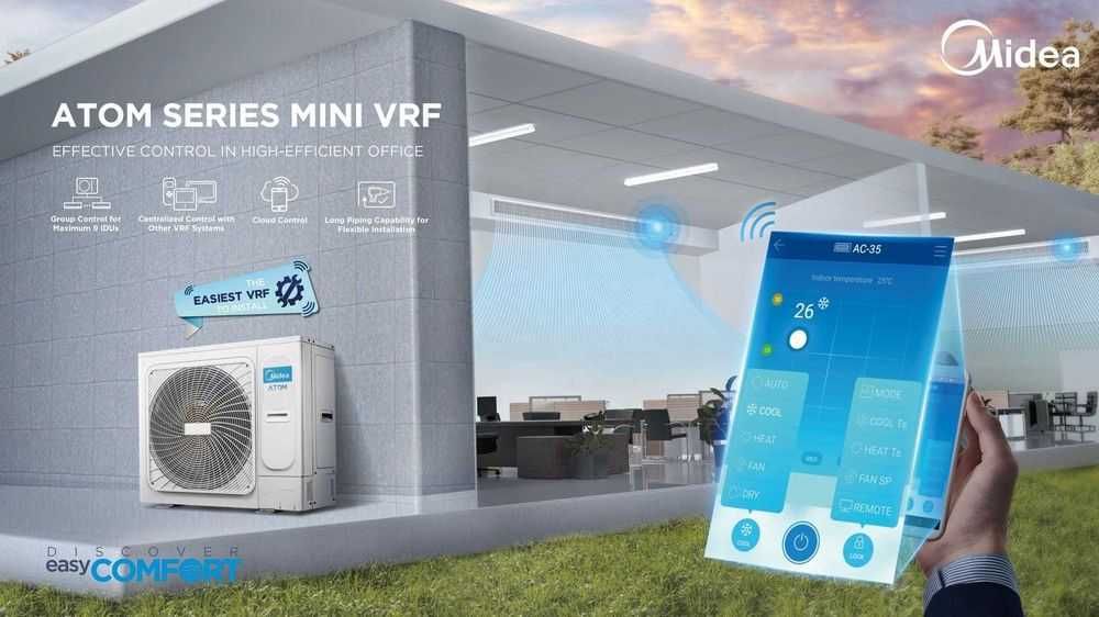 Mini VRF Atom-16 кВт Midea/VRV/ВРФ/ВРВ на складе в Ташкенте