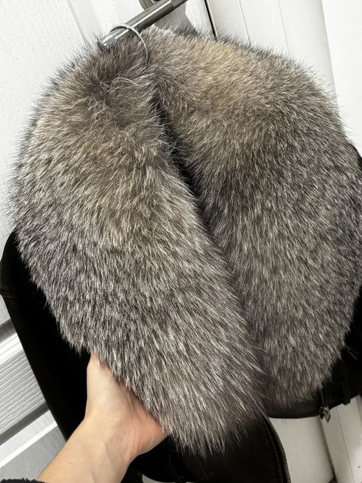 Guler blana naturala vulpe argintie