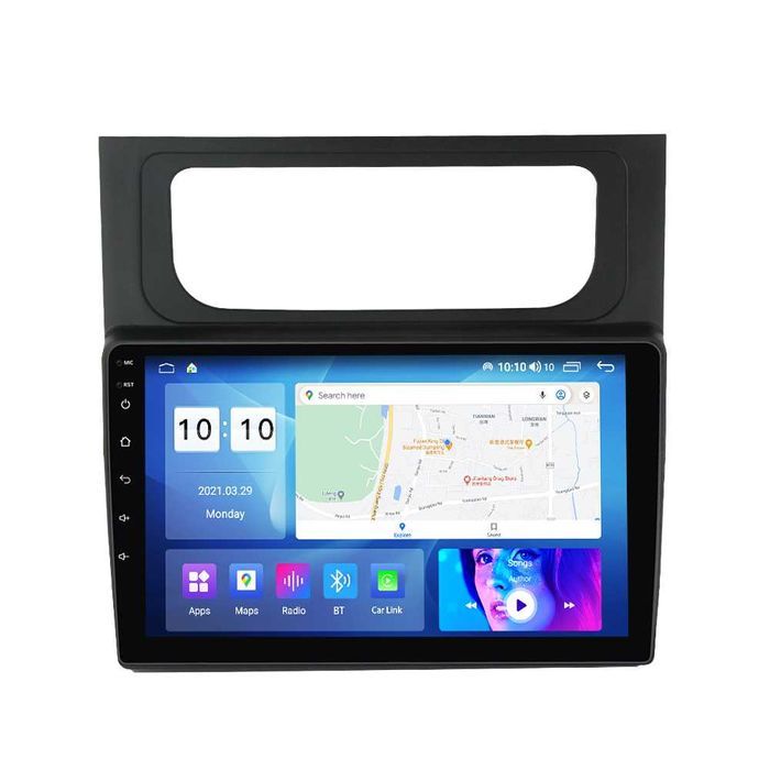 Navigatie Android 14 Vw Touran 2011-2015 Waze CarPlay YouTube + CAMERA