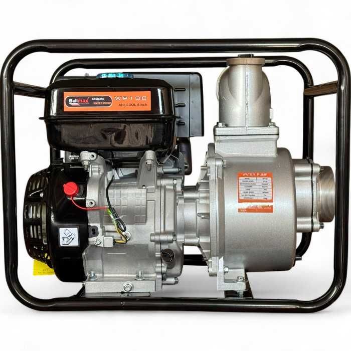 Bullmax 4-цолова професионална бензинова помпа 15HP, 1600l/min