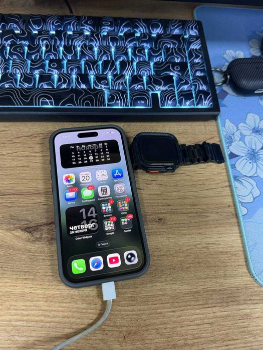 Продам Iphone 15 pro + apple watch 7 45 mm