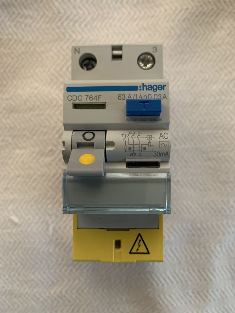 Diferential Hager 63A,30MA Tip AC