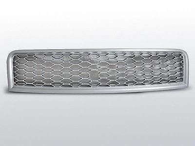 Решетка без емблема за audi a4 b6 (2001-2004) - rs look силвър