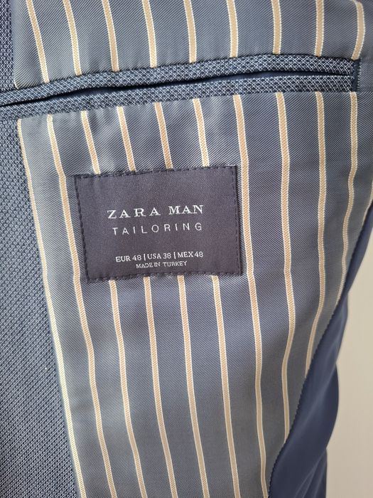 Costum Zara Man gri marimea 48