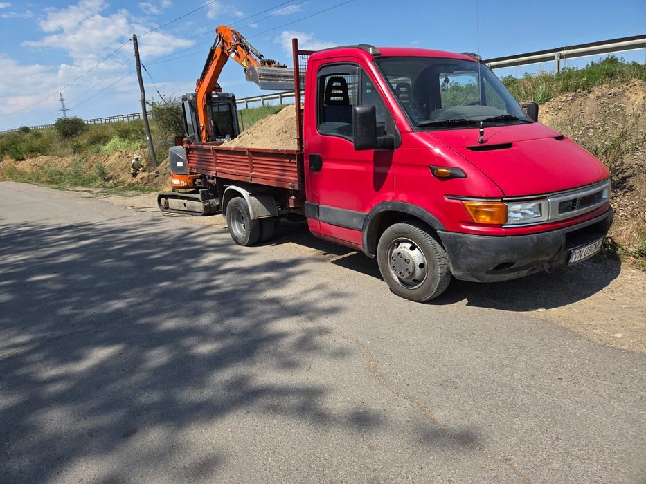 Prestări servicii excavator camioneta basculabila
