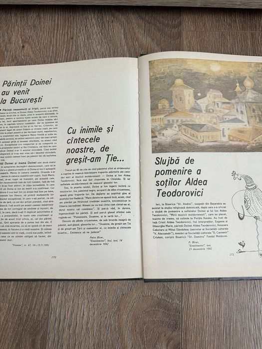 Carte biografie ion doina