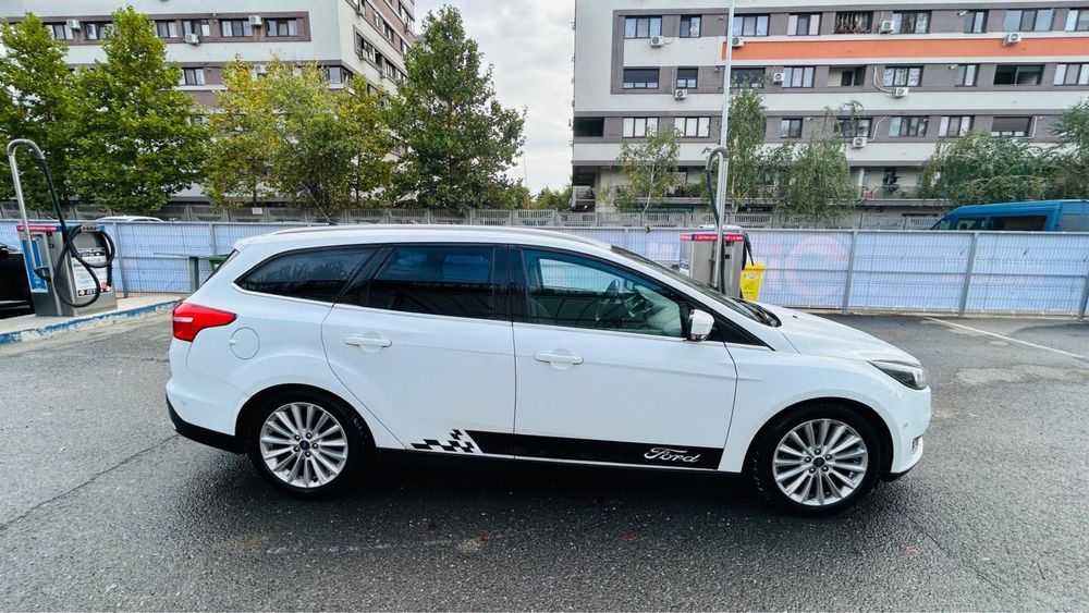 Ford Focus 1.5 benzină + GPL, Combi, 2016, alb