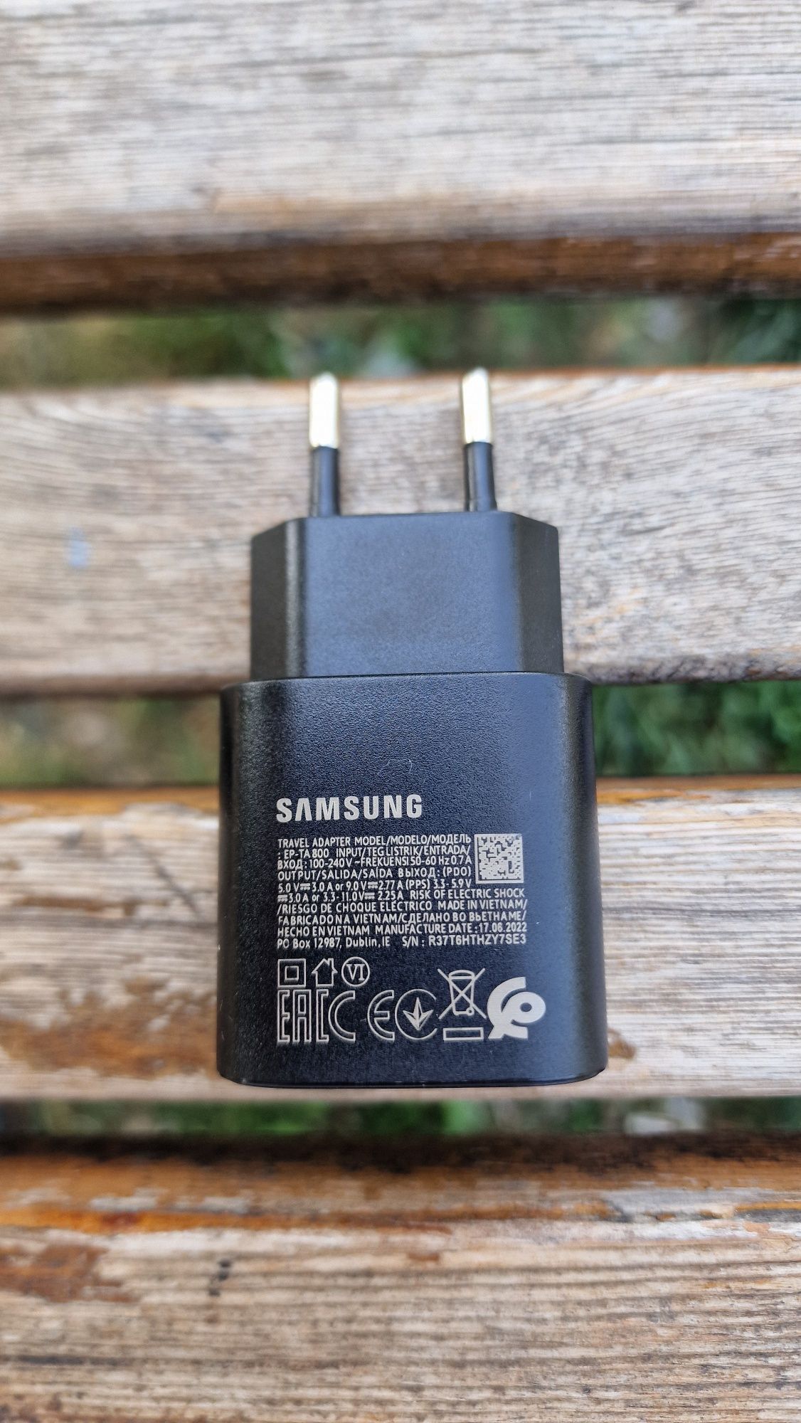 Зарядка на 25w type c Samsung