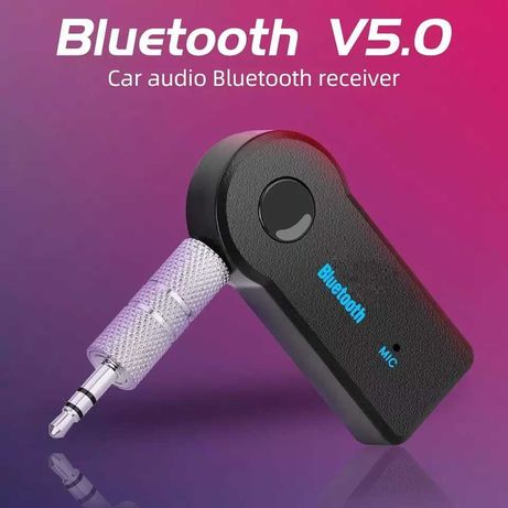 Нова версия Блутут 5.0 АУКС аудио адаптер Bluetooth 5.0 AUX adapter