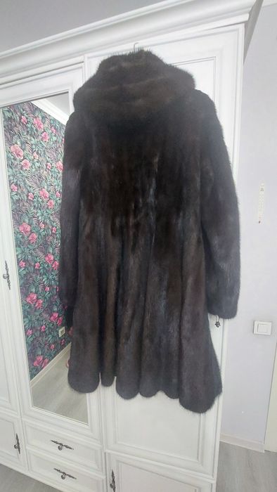 Натуральная норковая шуба