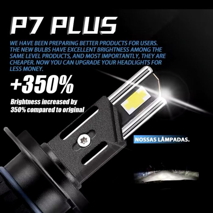Becuri Led H7 140W Dawn Knight  Can Bus Error free transport gratuit