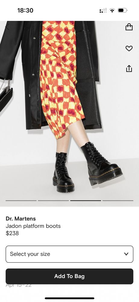 Dr Martens Jadon оригинал, 37 размер