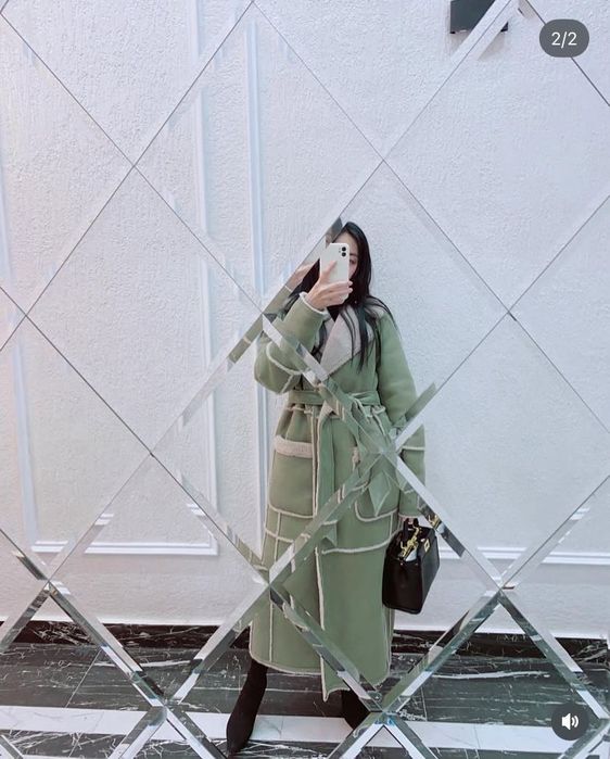 Пальто зимнее двухсторонее