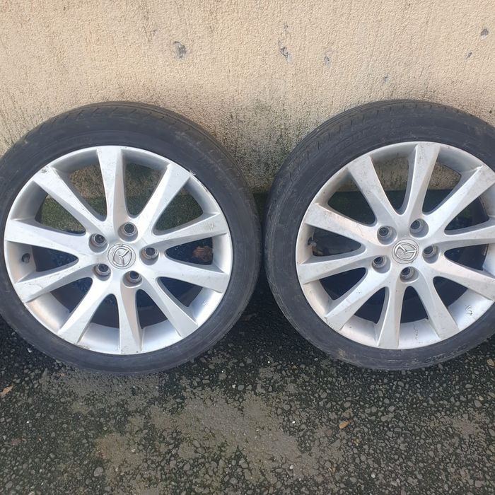 Vand set 4  jante Aliaj Originale Mazda etc 17 zoli Detalii in anunt !