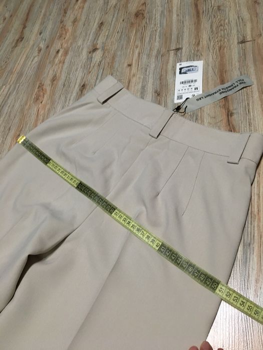 Pantaloni bej Zara The Francoise Full Length