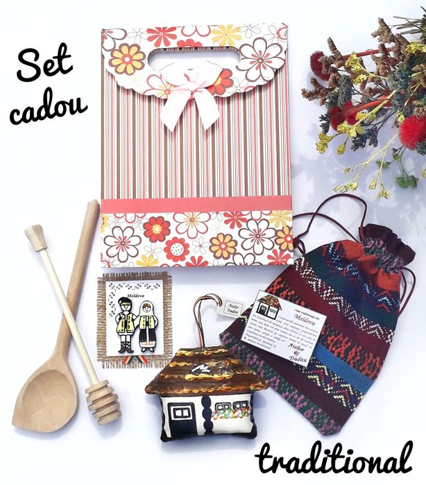 Set cadou handmade inspirat din tradițional