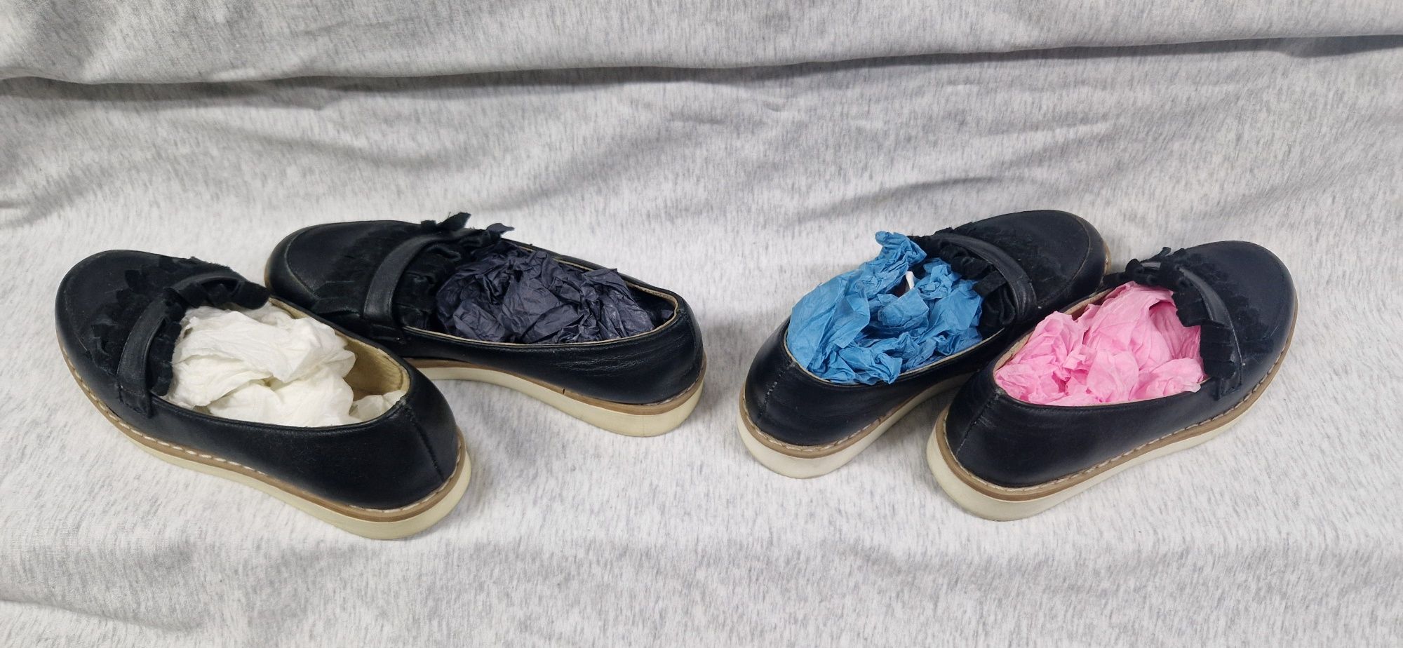 Pantofi mocasini din piele fete mar 31-32