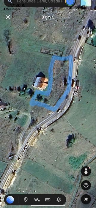 Vand/schimb teren 985mp situat la DN73 in localitatea Fundata, Brasov