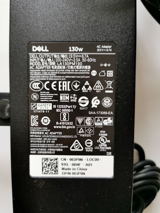 Incarcator laptop Dell original