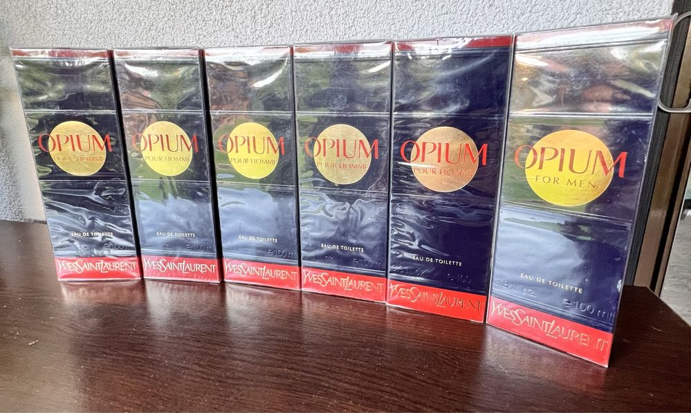 Yves Saint Laurent Opium Homme vintage, 1996, prima formulare