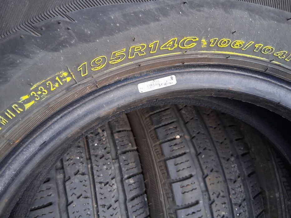 195 R 14C  за БУС NEXEN 4броя зимни дот 2021г
