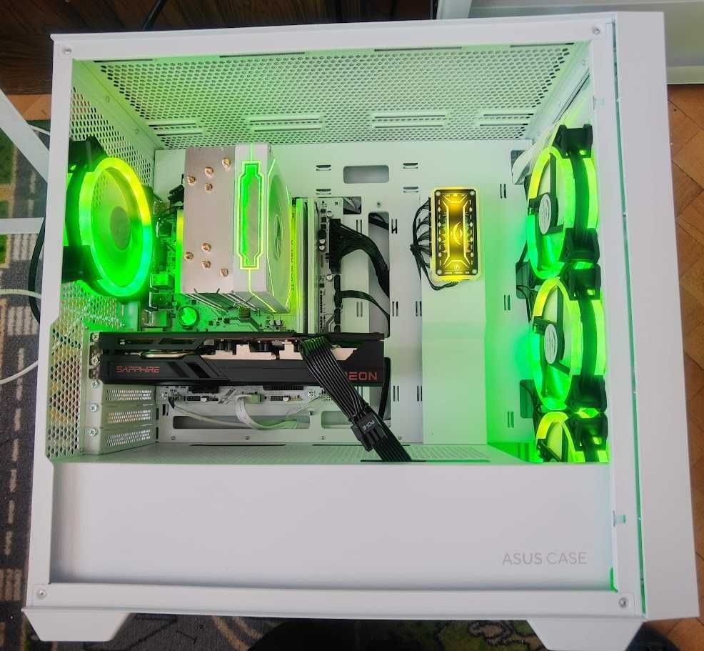 Геймърски компютър Ryzen 5600x, SP6600xt, 32gb ddr4, 1tb nvme