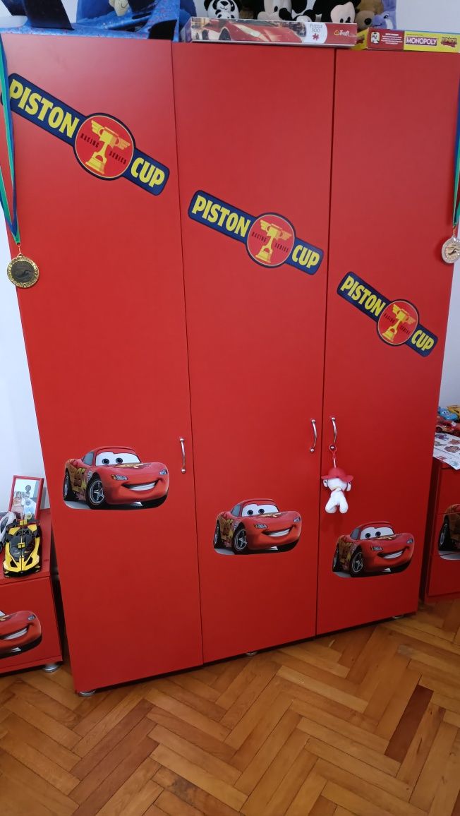 Mobilier dormitor copii Fuger Mcqueen