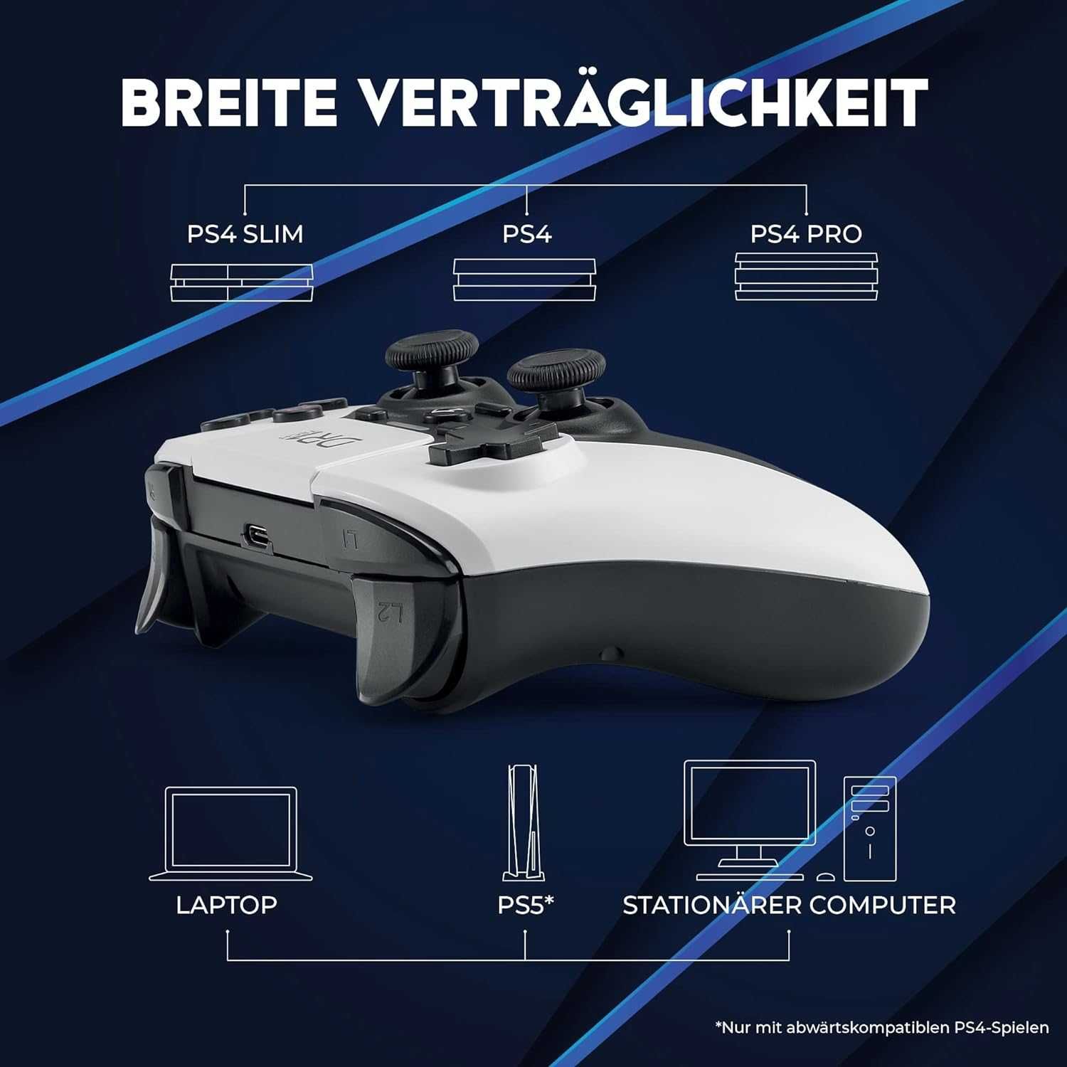 Контролер за PS5 от R1TECH ShockPad II висок клас
