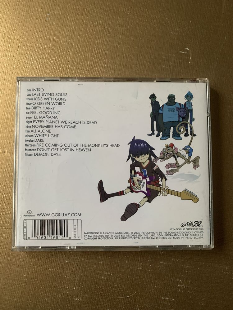 Cd original Gorillaz - Demon Days 2005