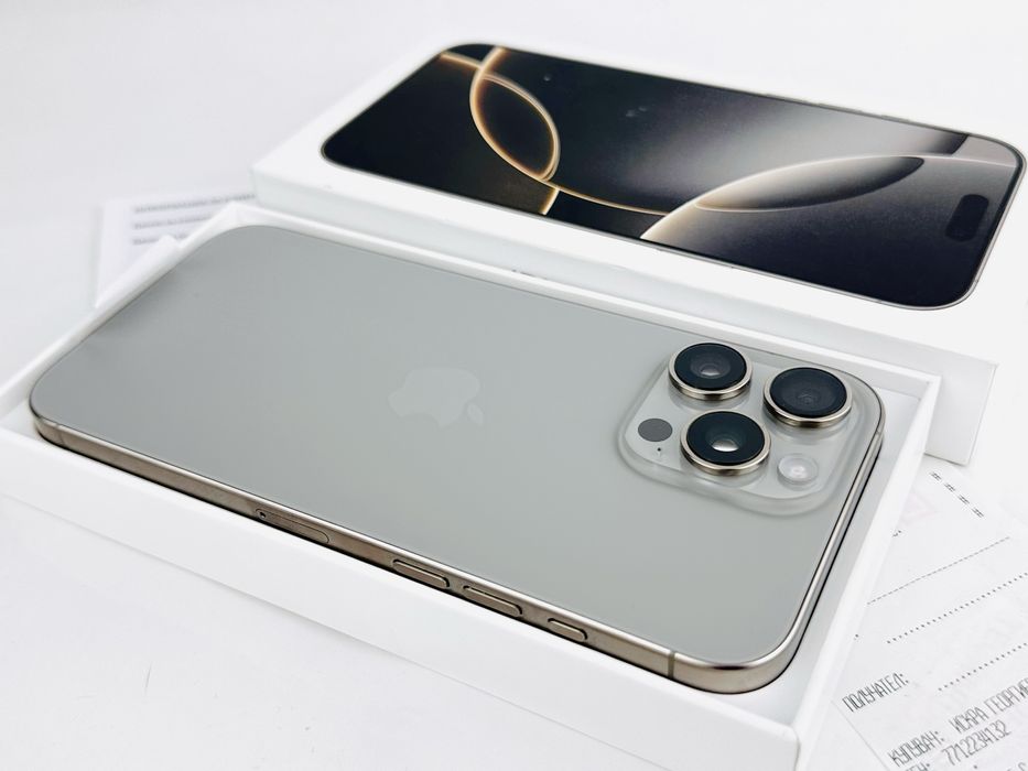 НОВ! Apple iPhone 16 Pro Max 512GB Natural 100%  Гаранция!