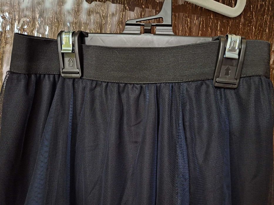 Fusta midi din tule degrade