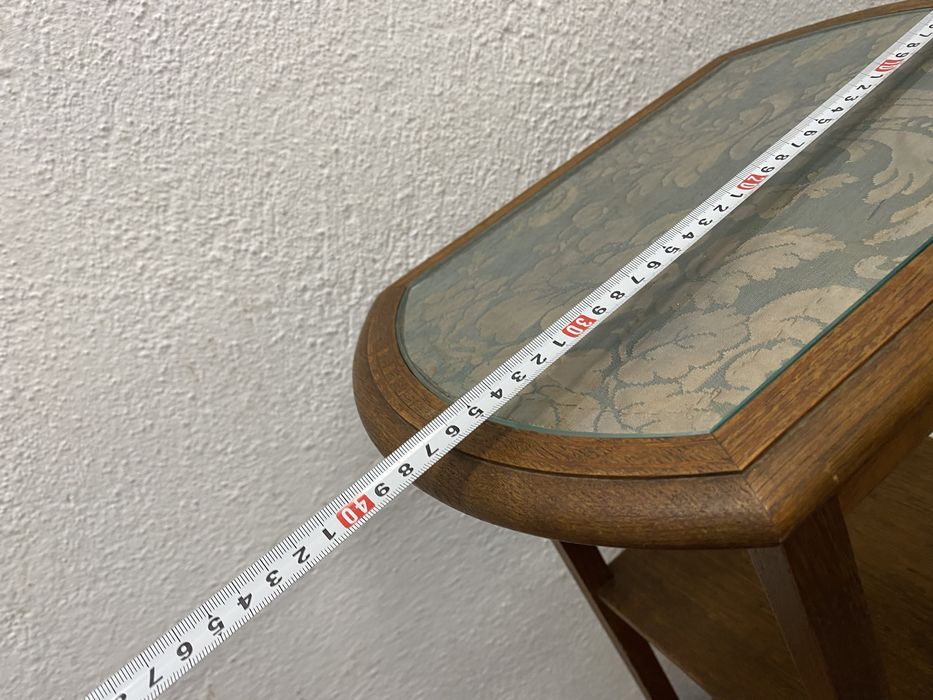 Френска поставка от дъб помощна маса