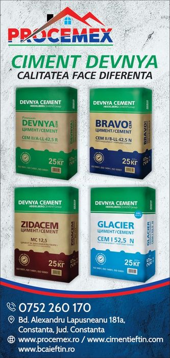 BCA, Ciment, Tencuieli, Gleturi, Adezivi, Gips-carton,