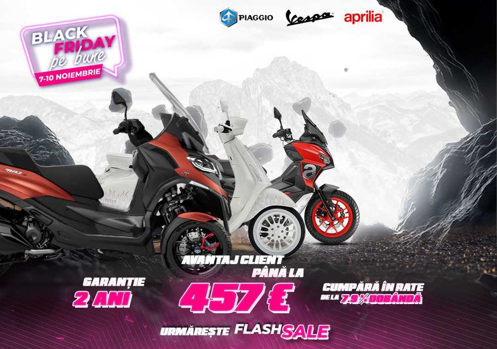 Scutere Vespa, Piaggio, Aprilia (Lichidam stocul)