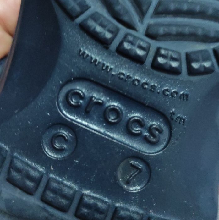 Papuci de gradinita.   Crocs C7. Ceilanti 21