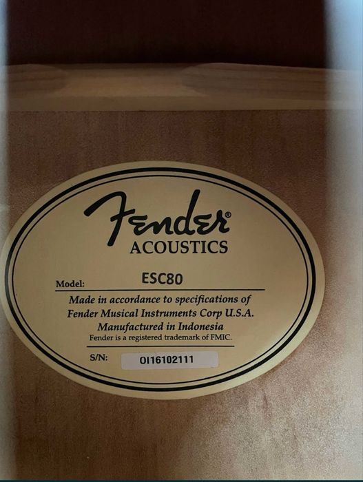Vand chitara Fender